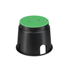 Cargar imagen en el visor de la galería, GOUNENGNAIL 10 inch Grounding Observation Well – Earth Rod Inspection Pit with Lawn Manhole Cover (Green)