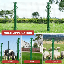Cargar imagen en el visor de la galería, Heavy-Duty Modular Wire Fence Stretcher Bar (Set of 2)