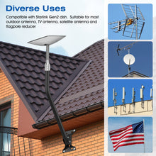 Load image into Gallery viewer, Starlink Pipe Adapter for Starlink Second-Gen Dish, Mast Reducer Joint 2.5” Tenon Adapter, Suitable for TV Mast, Antenna Mast and Satellite Mast