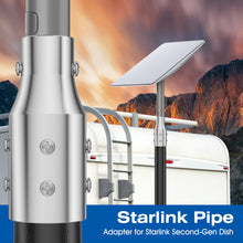 Load image into Gallery viewer, Starlink Pipe Adapter for Starlink Second-Gen Dish, Mast Reducer Joint 2.0” Tenon Adapter, Suitable for TV Mast, Antenna Mast and Satellite Mast