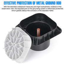 Load image into Gallery viewer, Observation Well for Ground Rod, Lawn Manhole Cover Earth Pit for Grounding Electrical System