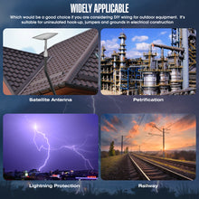 Carregar imagem no visualizador da galeria, 50ft 4 AWG Soft Annealed Solid Grounding Wire, Per UL-467 10 Mils Copper Clad Steel Ground Cable Earth Wire