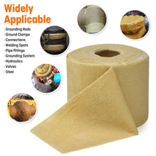 Cargar imagen en el visor de la galería, Anti-Corrosion Tape ,2" x33' Corrosion Protection Tape ,for Grounding System,Metal Electrical Outdoor Underground Pipe