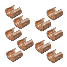 Load image into Gallery viewer, 1000PCS Pack Copper C Tap, Non Insulated C Shape Grounding Connector C-60, Copper Wire Connection Terminals