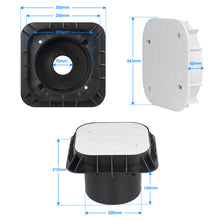 Load image into Gallery viewer, Observation Well for Ground Rod, Lawn Manhole Cover Earth Pit for Grounding Electrical System