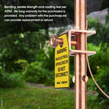 Load image into Gallery viewer, 4ft Ground Rods Millipede Grounding System Per ASTM E8/E8M | Copper Clad Grounding Rod Protects Electric Fences, Antennas, Generators, Satellite Dishes