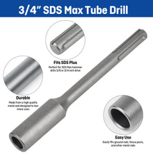 Cargar imagen en el visor de la galería, Ground Rod Driver For 1/2” 5/8” 3/4” Ground Rods and Rebar