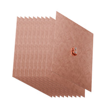 Cargar imagen en el visor de la galería, 10-pack Solid Copper Ground Plate ,16" Length x 12" width x 20 GUAGE thickness,for Grounding Rod System Lightning Protection
