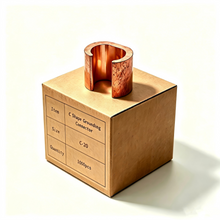 Load image into Gallery viewer, 1000PCS Pack Copper C Tap, Non Insulated C Shape Grounding Connector C-20, Copper Wire Connection Terminals