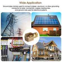 Cargar imagen en el visor de la galería, Silicon Bronze Ground Rod Clamp,UL & CSA listed,Great for 1/2”- 5/8”Grounding Rods