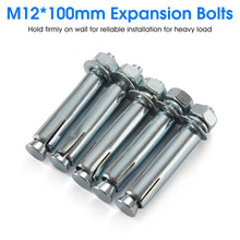 Load image into Gallery viewer, GOUNENGNAIL-14 Inch Heavy-Duty Wall Metal Mounting Brackets for Antenna Poles and Mast ,Stand Off Wall Mast Mount Clamps,1 Pair with Expansion Bolts