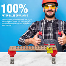 Load image into Gallery viewer, GOUNENGNAIL- 12" Copper Bus Bar,Heavy Duty Ground Bar Kit, 24 x 0.41’’ Holes and Slots with 2” Standoff Insulators Made from UL Recognized Material,2500V