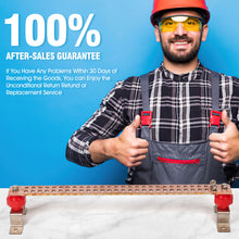 Load image into Gallery viewer, GOUNENGNAIL- 24" Copper Bus Bar,Heavy Duty Ground Bar Kit, 56 x 0.41’’ Holes and Slots with 2” Standoff Insulators Made from UL Recognized Material,2500V