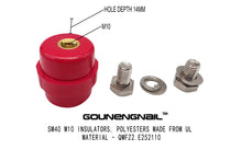 Carregar imagem no visualizador da galeria, Busbar Insulator, SM-40 Polyester Standoff Insulators with Screw, UL Material Busbar Insulator Supporter