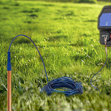 Load image into Gallery viewer, Solid Copper Ground Rod,Portable Plug Grounding Rod Kit With 50ft Copper Wire &amp; Alligator Clip
