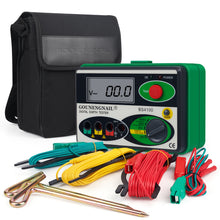 Carregar imagem no visualizador da galeria, GOUNENGNAIL- Digital Earth Resistance Tester, Soil Resistivity Meter, Multimeter Resistance Measurer 0-2000 Ohm
