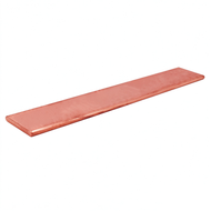 36” x 1’’x 1/4’’(6mm Thick) Electrical Grounding Bus Barfor Power Distribution Cabinet,Ham Radio,Equipment Grounding, GOUNENGNAIL-36 Inch C11000 Solid Copper Ground Bar