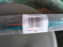Load image into Gallery viewer, GOUNENGNAIL-4&#39;Ground Rod-with 15ft Ground Wire Tinned Copper UL Listed- for Electric Fences,Antennas,Satellite Dishes,Instruments,Generator Grounding Earthing
