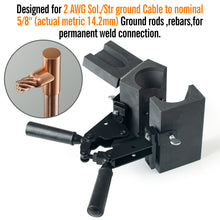 Carregar imagem no visualizador da galeria, Graphite Exothermic Welding Mold Tool Kit for Cable to Rod 2 AWG / 5/8&quot;  L Connection
