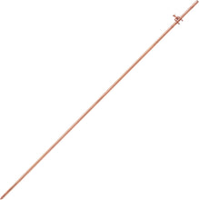 Cargar imagen en el visor de la galería, 28 Pack 4' Ground Rod - 3/8" Copper Bonded Grounding Rod Equipped with Wire Clamp, Earth Rod Great for Electric Fences, Antennas, Satellite Dishes, and other Grounding Needs
