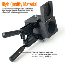 Carregar imagem no visualizador da galeria, Graphite Exothermic Welding Mold Tool Kit for Cable to Rod 2 AWG / 5/8&quot;  L Connection
