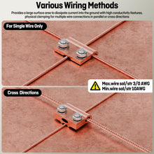Cargar imagen en el visor de la galería, 10-pack Solid Copper Ground Plate ,16" Length x 12" width x 20 GUAGE thickness,for Grounding Rod System Lightning Protection

