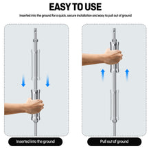 Load image into Gallery viewer, Heavy Duty long Solid Pin-type Design Grounding Rod, sliding ground rod, Ideal for Grounding Needs and Lightning Protection
