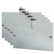 5pcs Steel Ground Plate,HDG, with 5/8 Direct Burial Connector UL Listed, 16