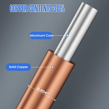 Cargar imagen en el visor de la galería, 100FT 4AWG Ground Wire | 13 Mils Copper Clad Grounding Cable | UL-467 compliant

