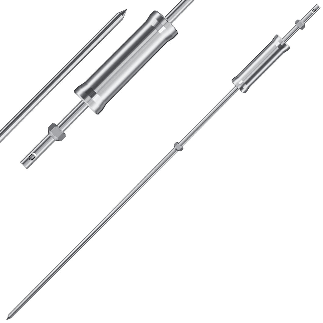 Heavy Duty long Solid Pin-type Design Grounding Rod, sliding ground rod, Ideal for Grounding Needs and Lightning Protection
