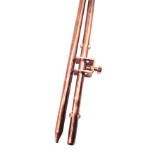 Load image into Gallery viewer, GOUNENGNAIL-4&#39;Ground Rod-with 15ft Ground Wire Tinned Copper UL Listed- for Electric Fences,Antennas,Satellite Dishes,Instruments,Generator Grounding Earthing
