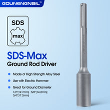 Cargar imagen en el visor de la galería, SDS Max Ground Rod Driver for 1/2,5/8,3/4 inch Grounding Rods
