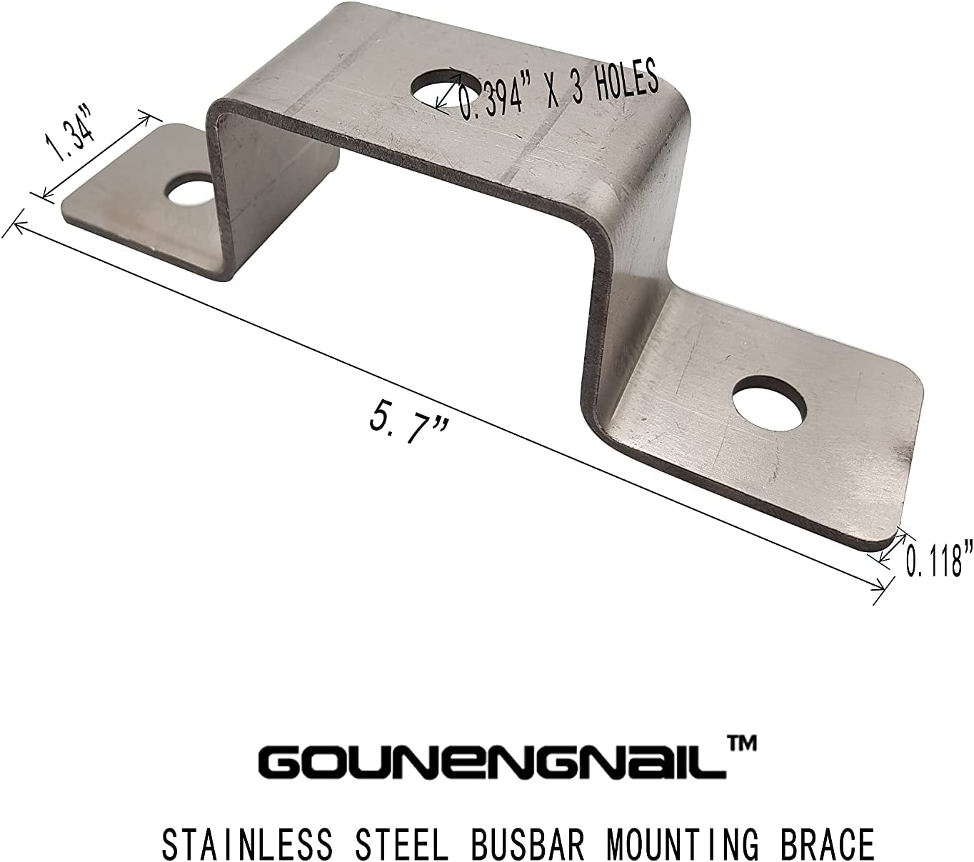 Bus Support Bracket Railing 4pcs Busbar Mounting Brackets, Stainless Steel Busbar Insulator Suppor ...