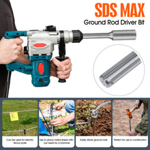 Load image into Gallery viewer, 1&quot; SDS Max Ground Rod Post Driver Adapter-Free shipping
